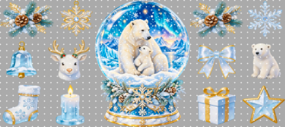 16oz Christmas-S  3097